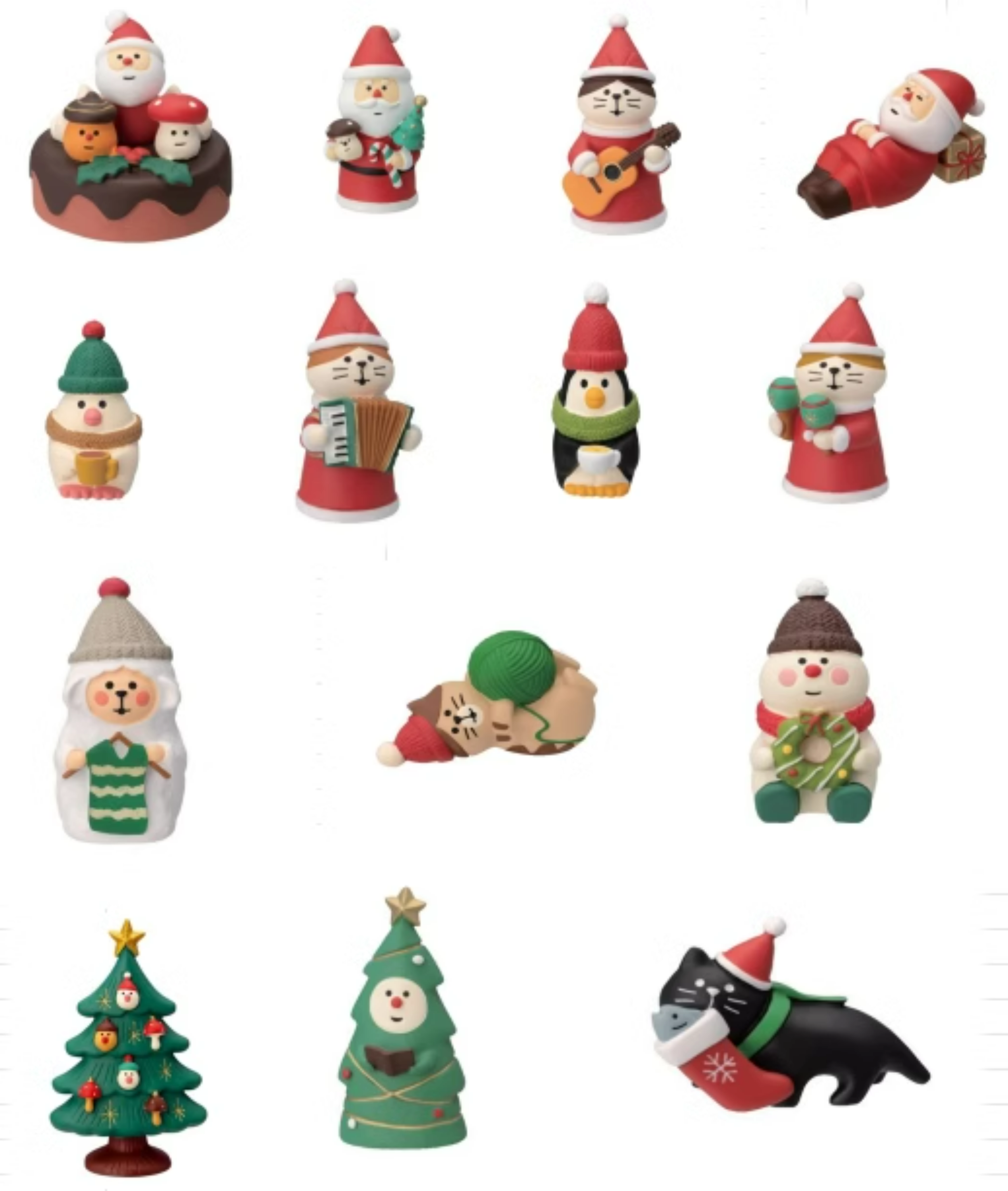 Christmas Gift Zakka Santa Claus Finch Snowman