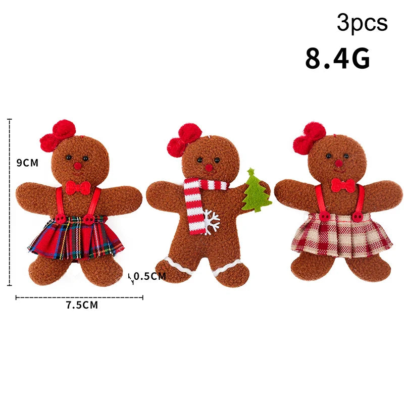 3PCS/Set Christmas Decoration Children Gifts